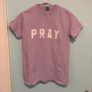 Light Purple PRAY shirt